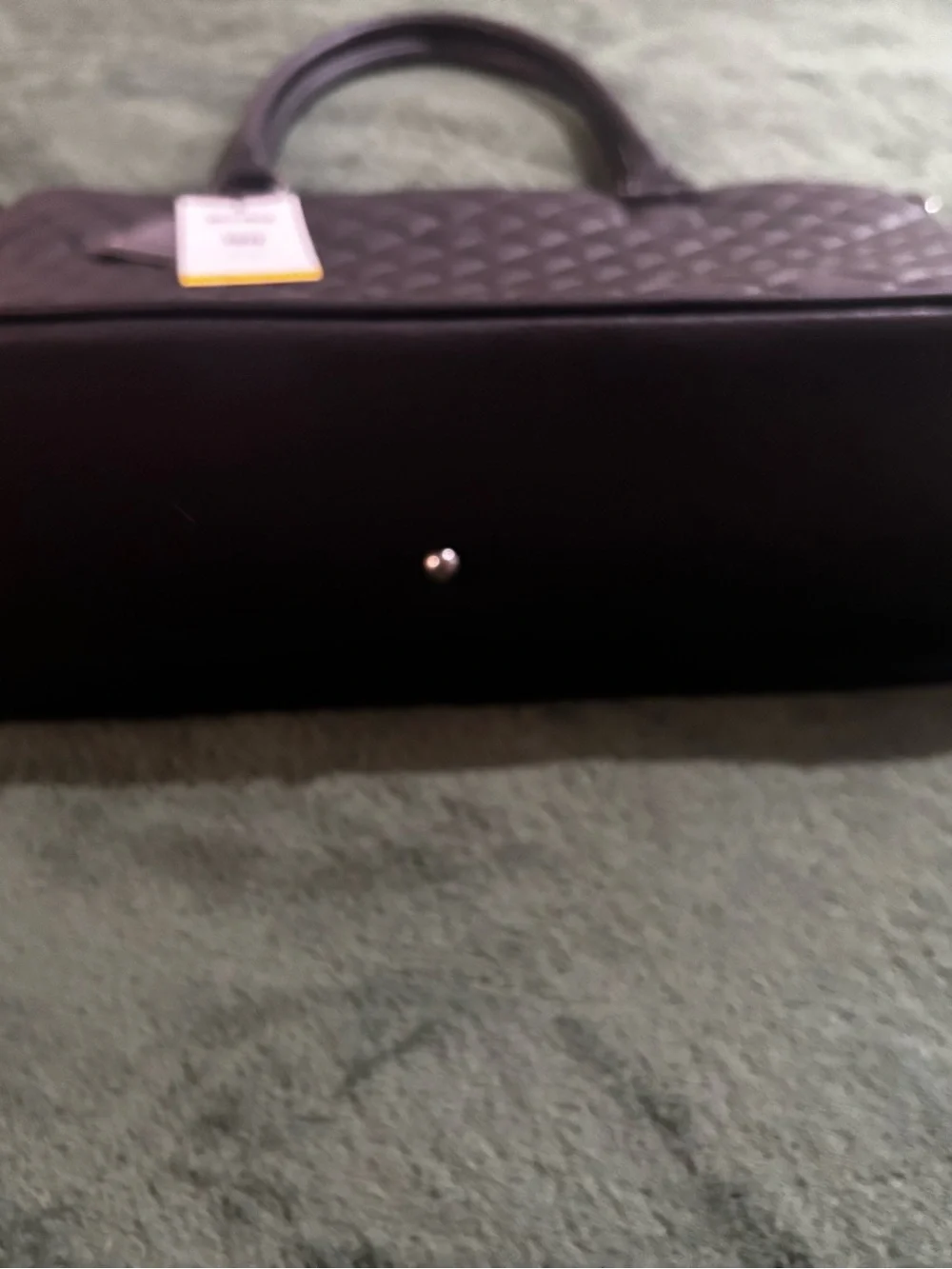 NWT Solo New York Waldorf Tote Quilted faux Leather Bag WITH shoulder strap